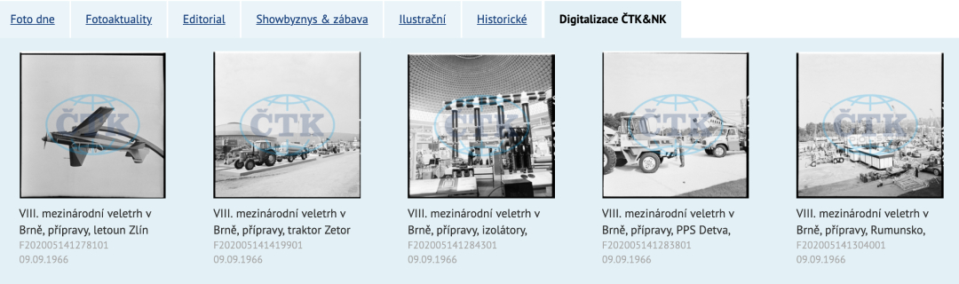 Národní knihovna zdigitalizovala první stovky fotografií ČTK