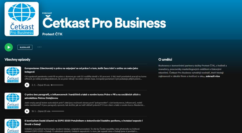 Četkast Pro Business: Zajímavosti ze světa byznysu i PR v novém podcastu