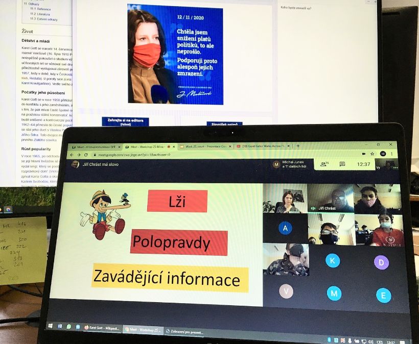 On-line workshopy pro školáky baví i vzdělávají 