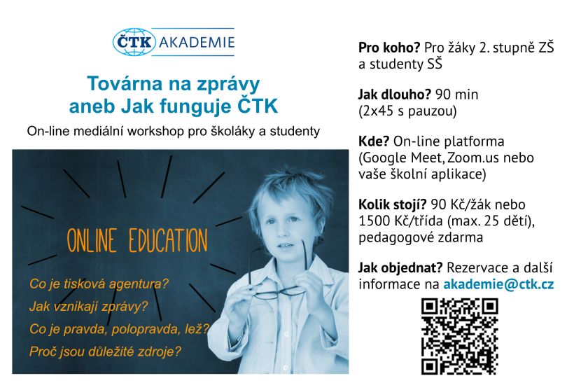 On-line workshopy pro školáky baví i vzdělávají 