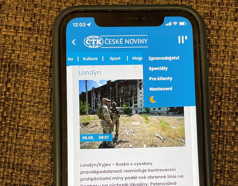 ČTK zmodernizovala svou zpravodajskou mobilní aplikaci, přináší více zpráv